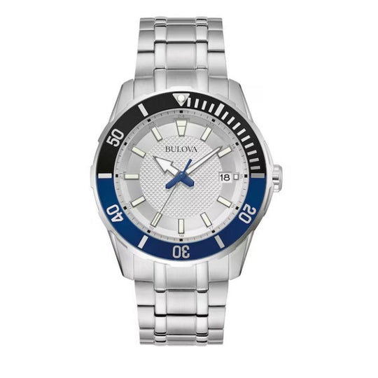 Bulova Classic Collection Men's Silver-tone Bracelet Quartz Watch - 98B441