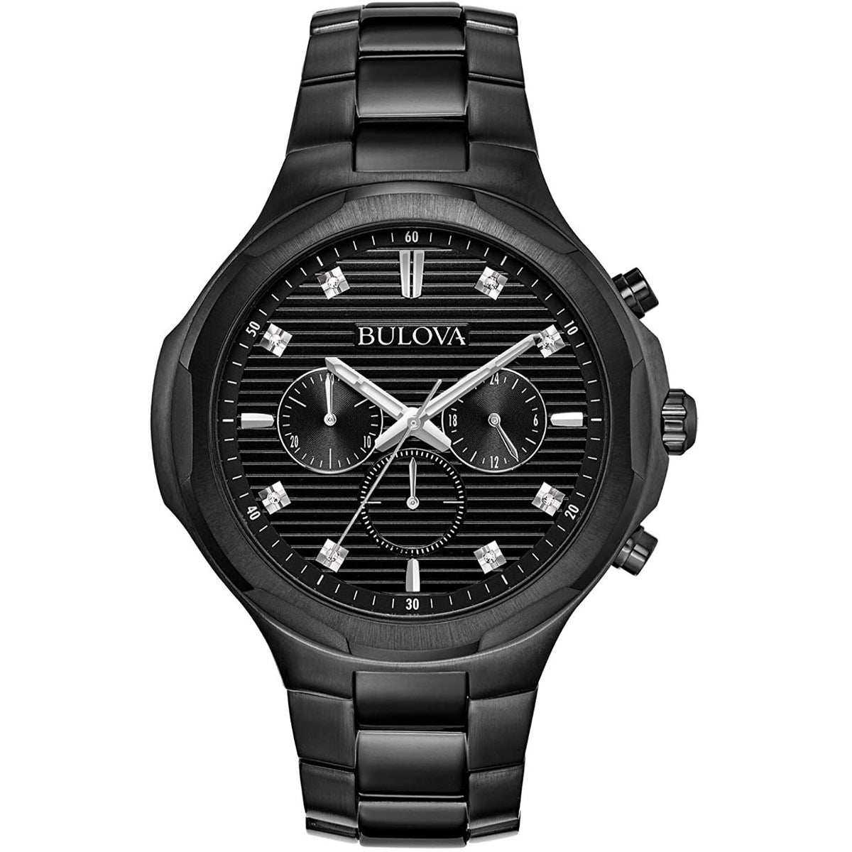 Bulova Classic Collection Men's Black Bracelet Quartz Watch - 98D147