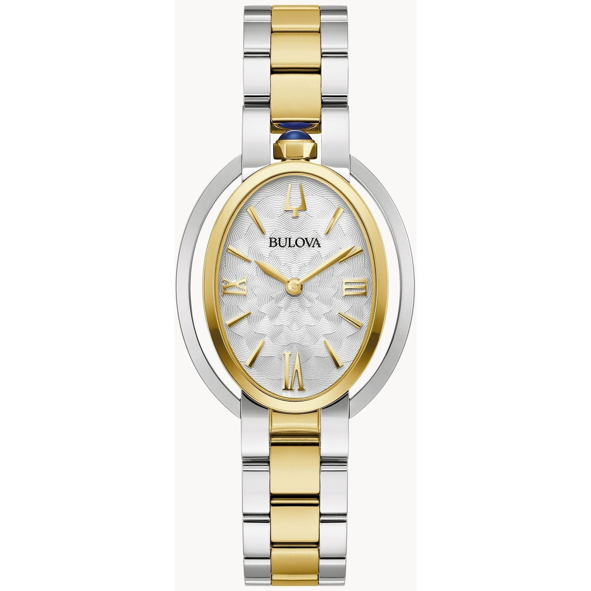 Bulova Rubaiyat  Women's Gold-Silver Two tone Bracelet Quartz Watch - 98L320