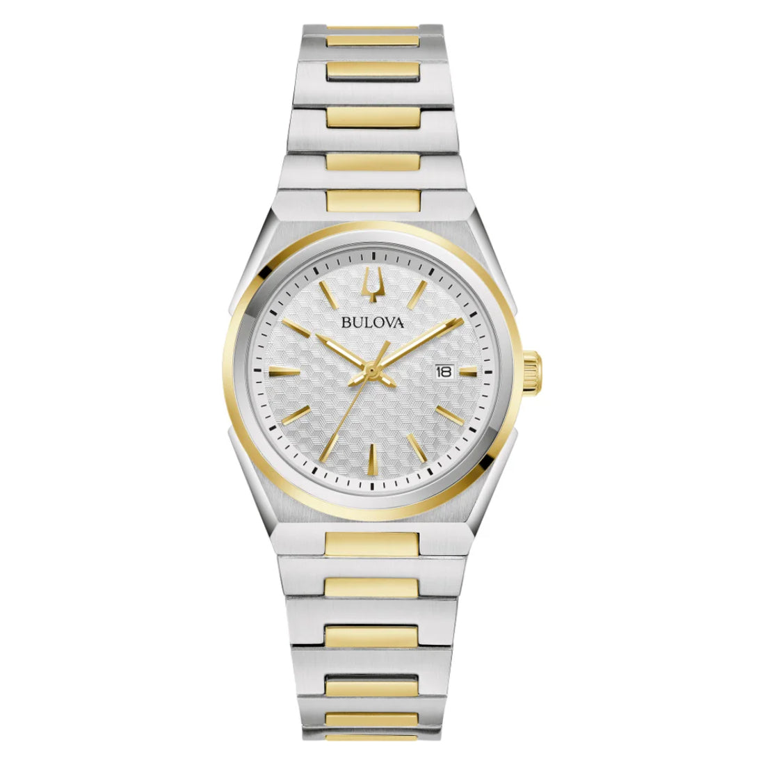 Bulova Women's Gold-Silver Two tone Bracelet Quartz Watch - 98L323