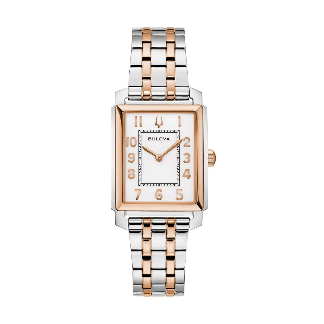 Bulova Sutton Women's Two-tone/Silver and Rose Gold-tone Bracelet Quartz Watch - 98L328