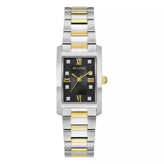 Bulova Classic Collection Women's Two-tone/Silver and Gold Bracelet Quartz Watch - 98P230