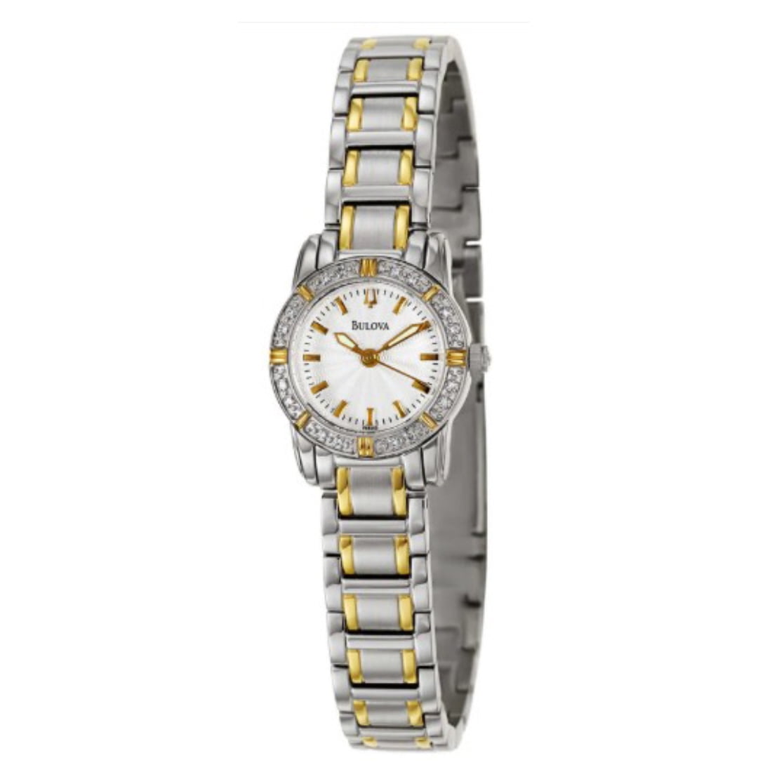 Bulova Highbridge Diamond Collection Women's Silver-tone Bracelet Quartz Watch - 98R155
