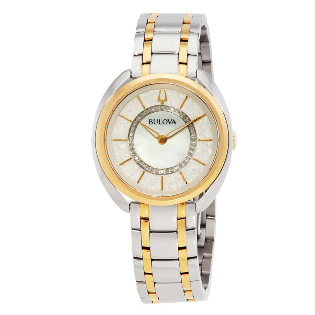 Bulova Duality Women's Two-tone/Silver and Gold Bracelet Quartz Watch - 98X134