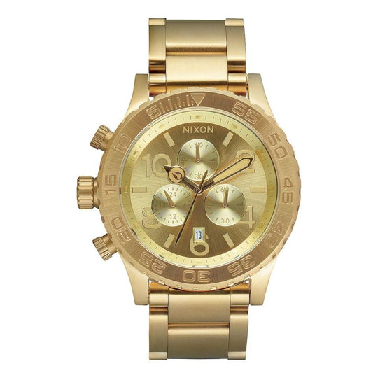 Nixon 42-20 Chrono Men's Champagne Dial Quartz Watch A037-502-00