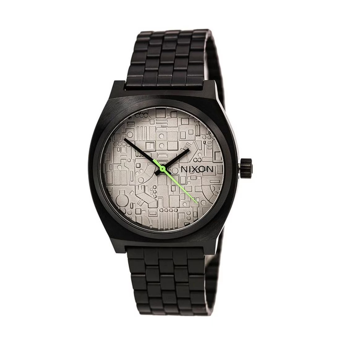 Nixon Time Teller Star Wars Men's Grey (Textured Death Star design) Dial Quartz Watch A045SW2383-00
