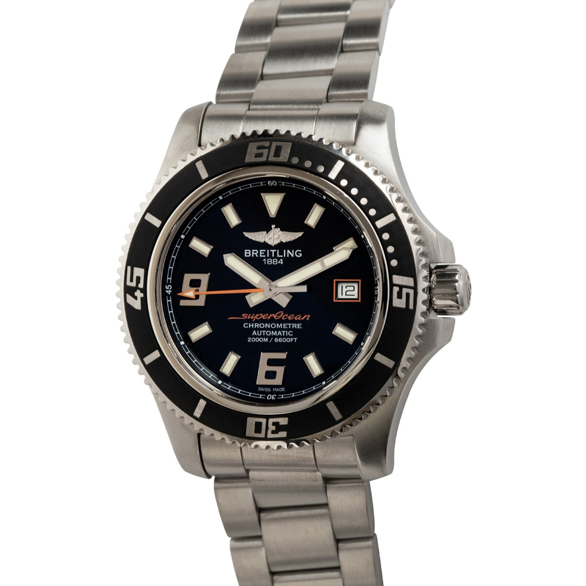 Breitling Men&#39;s A1739102-BA80-134A Silver-tone Stainless Steel Watch