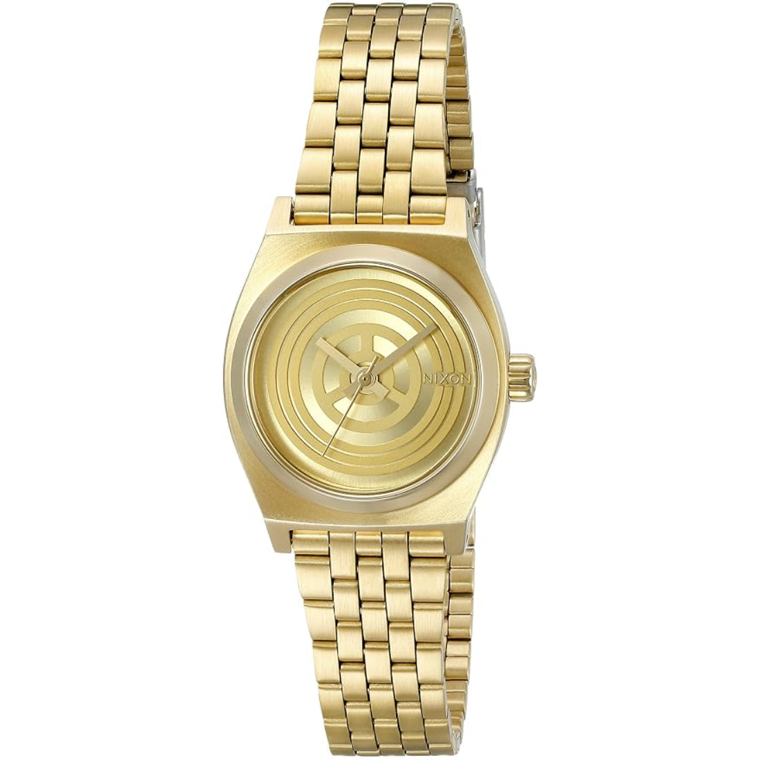 Nixon Small Time Teller SW (Star Wars Collection) Women's Gold (C-3PO themed) Dial Quartz Watch A399SW 2378-00