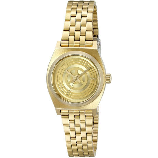 Nixon Small Time Teller SW (Star Wars Collection) Women's Gold (C-3PO themed) Dial Quartz Watch A399SW 2378-00