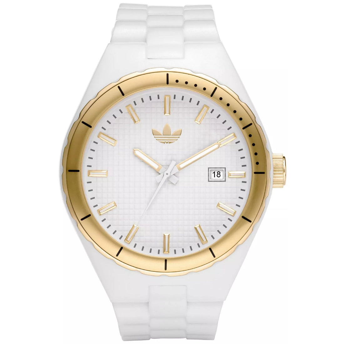 Adidas Cambridge Unisex White Strap Quartz Watch - ADH2125