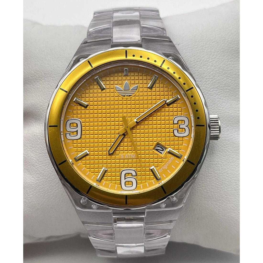 Adidas Cambridge Unisex Transparent Strap Quartz Watch - ADH2510