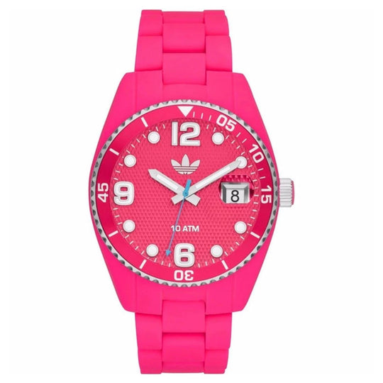 Adidas Brisbane Unisex Pink Strap Quartz Watch - ADH6162