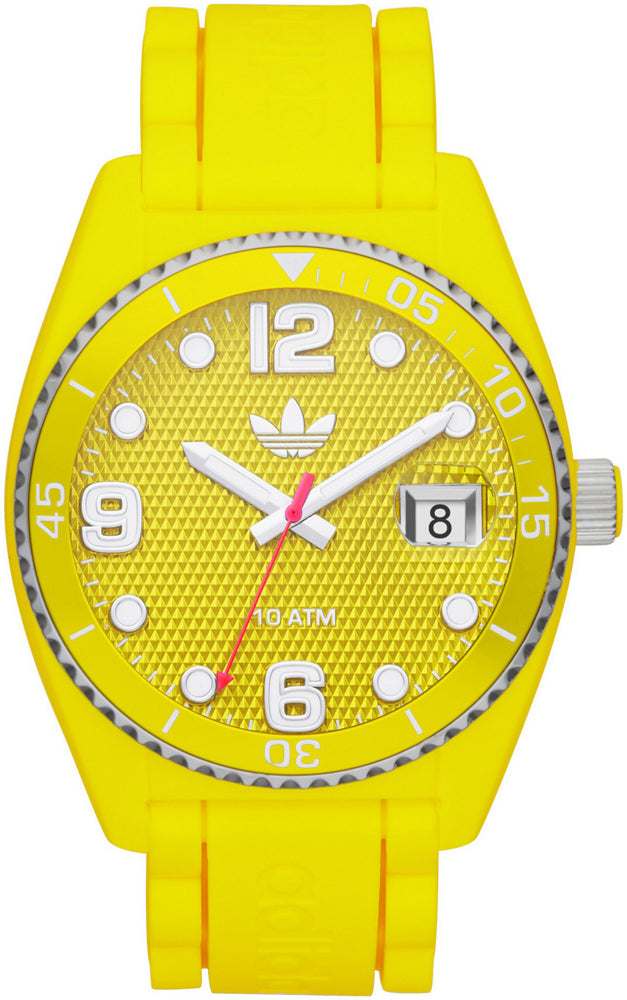 Adidas Brisbane Unisex Yellow Strap Quartz Watch - ADH6177