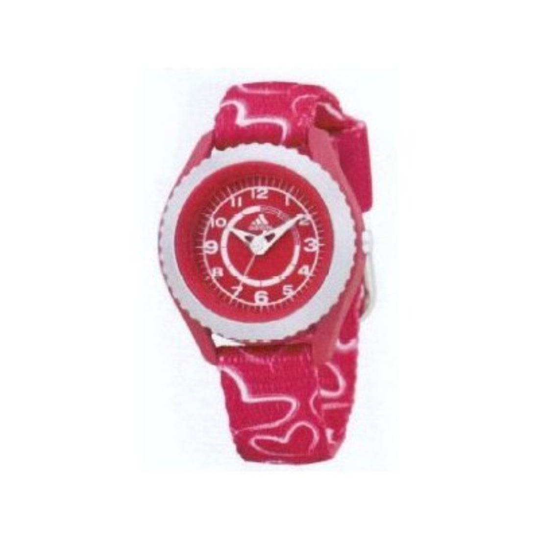 Adidas Adidas Kids Kids Pink and White Strap Quartz Watch - ADM2024