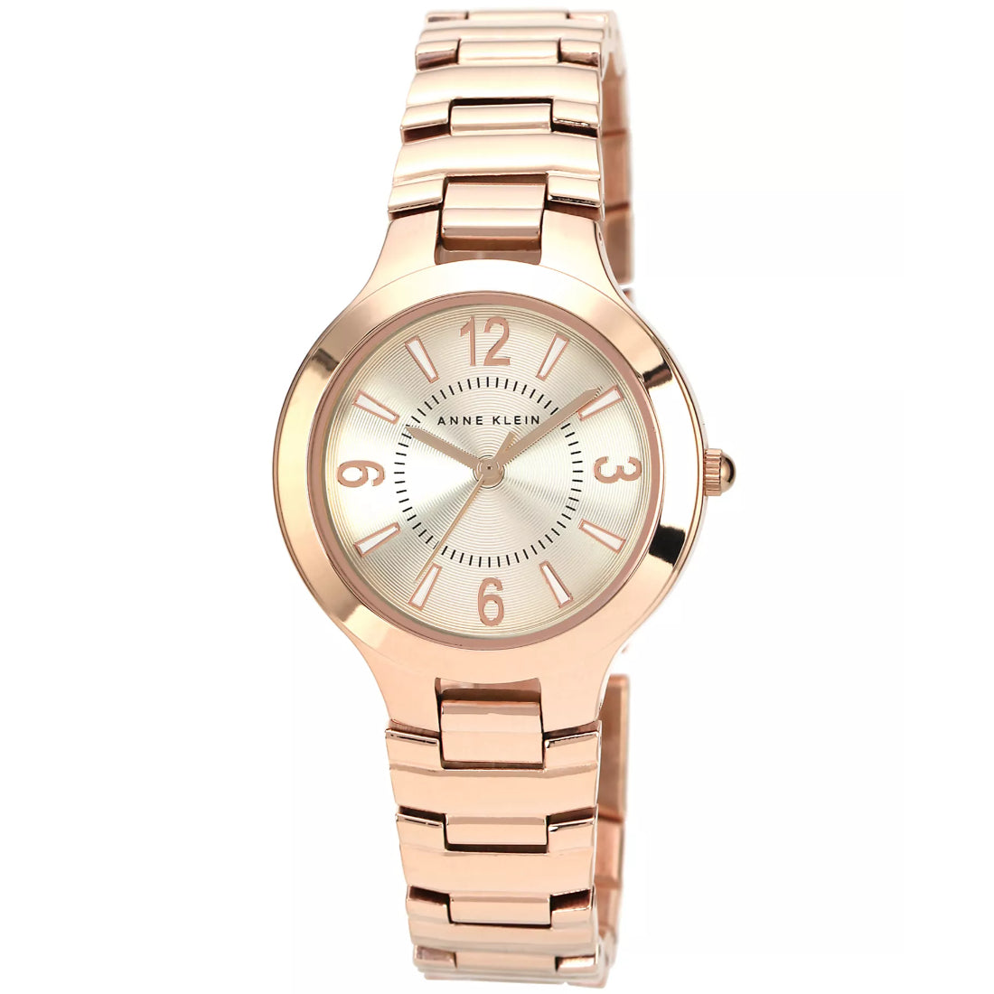 Anne Klein Rose Gold-tone Collection Women's Rose Gold-tone Bracelet Quartz Watch - AK/1450RGRG