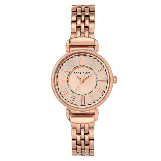 Anne Klein Classic Collection Women's Rose Gold Bracelet Quartz Watch - AK/2158RGRG