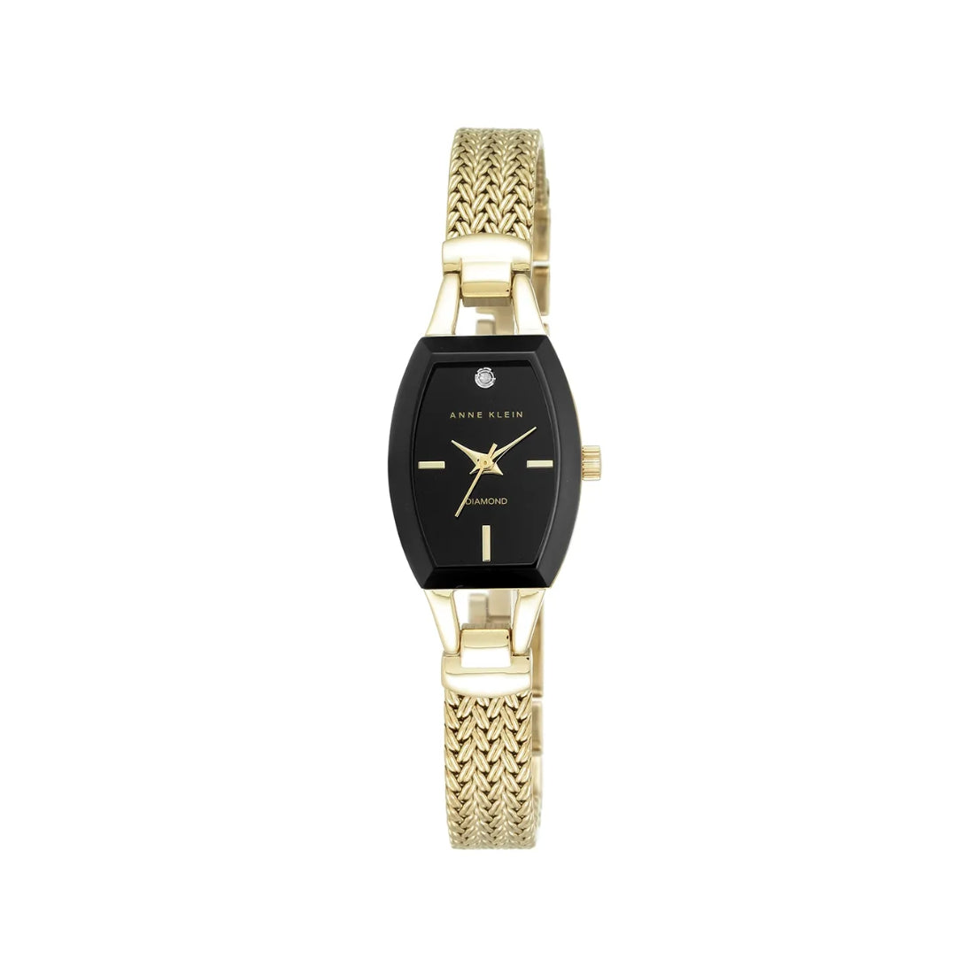 Anne Klein Classic Collection Women's Gold-tone Bracelet Quartz Watch - AK/2184BKGB