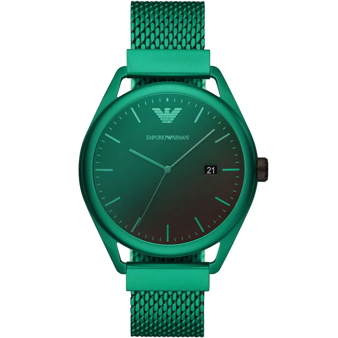 Emporio Armani Matteo Men's Green Bracelet Quartz Watch - AR11326