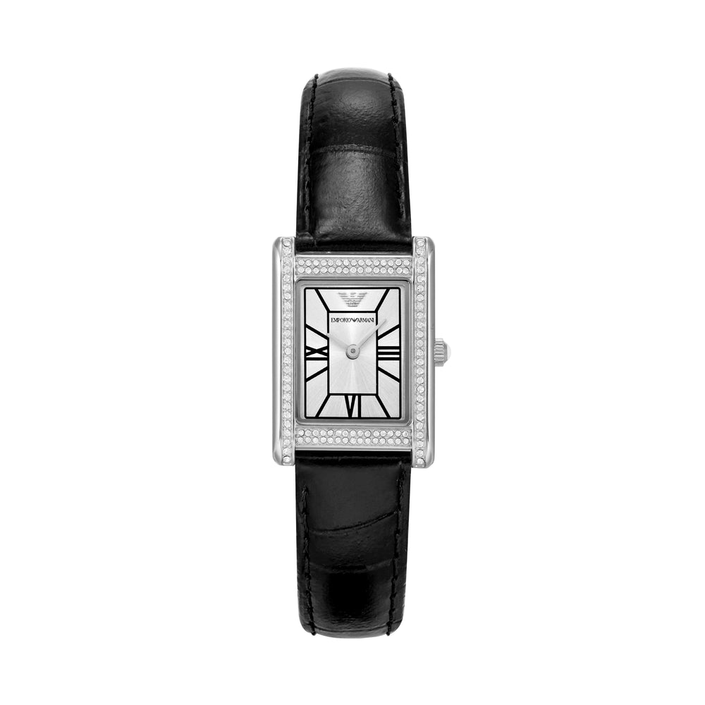 Emporio Armani Genni Women's Black Strap Quartz Watch - AR11623