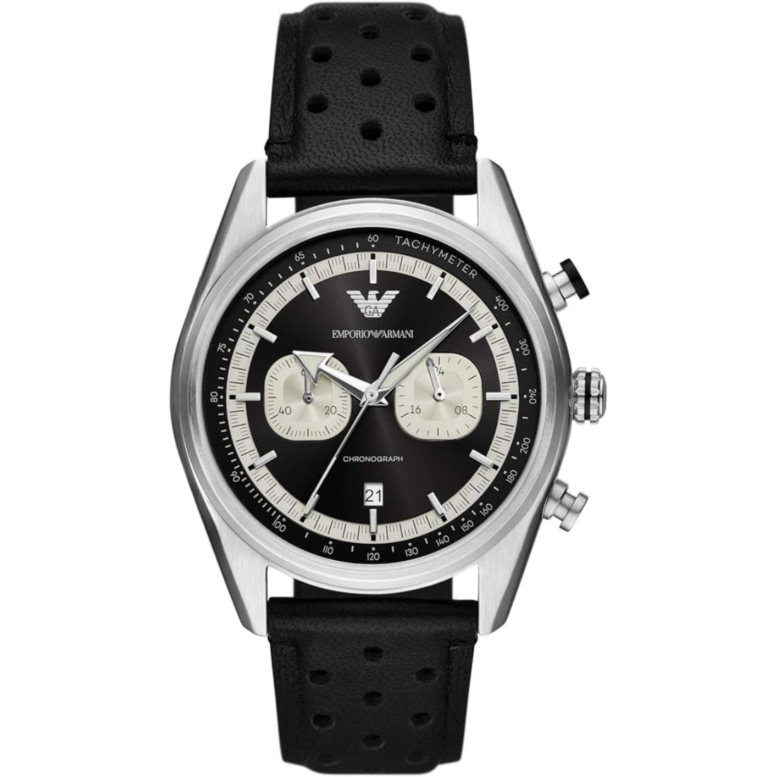 Emporio Armani Racer Men's Silver-tone Bracelet Quartz Watch - AR11635