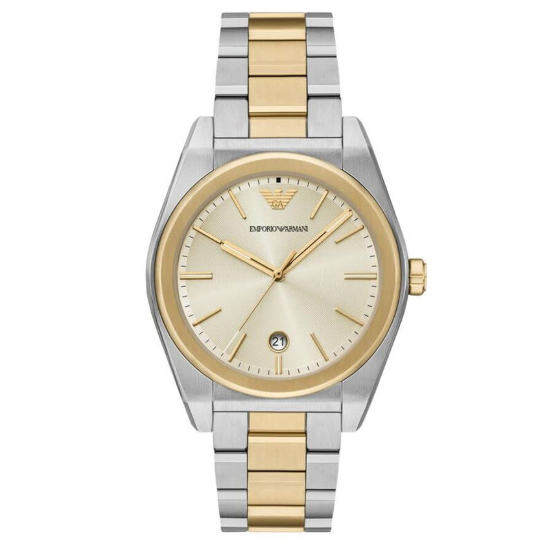 Emporio Armani Federico Men's Two-tone Bracelet Quartz Watch - AR11716