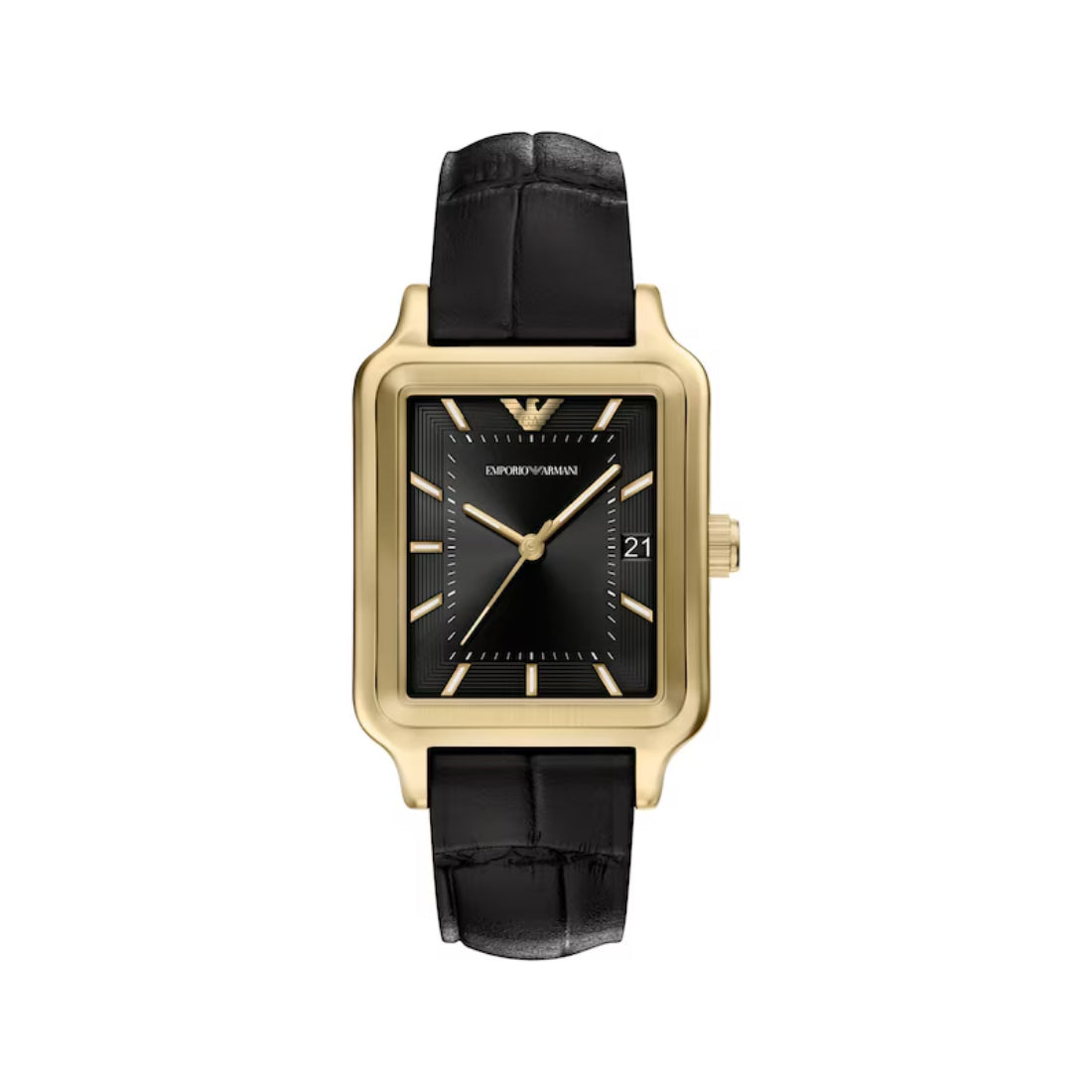 Emporio Armani Diego Men's Black Strap Quartz Watch - AR11757