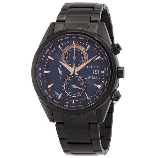 Citizen Sport Luxury Collection Men's Black Bracelet Quartz Watch - AT8265-57L