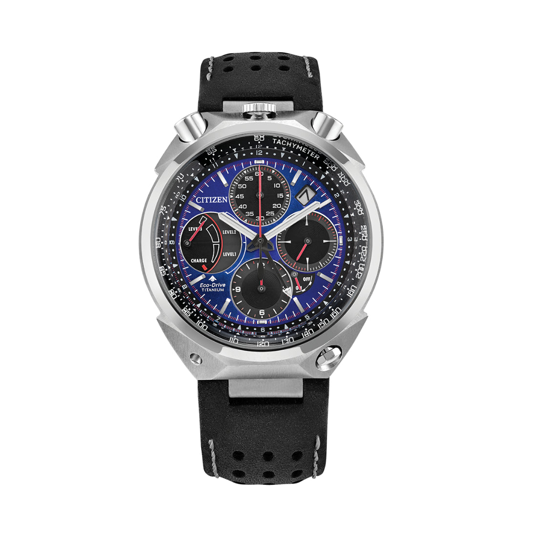 Citizen Promaster Tsuno Chrono Racer Men's Black Strap Eco-Drive Watch - AV0088-01L