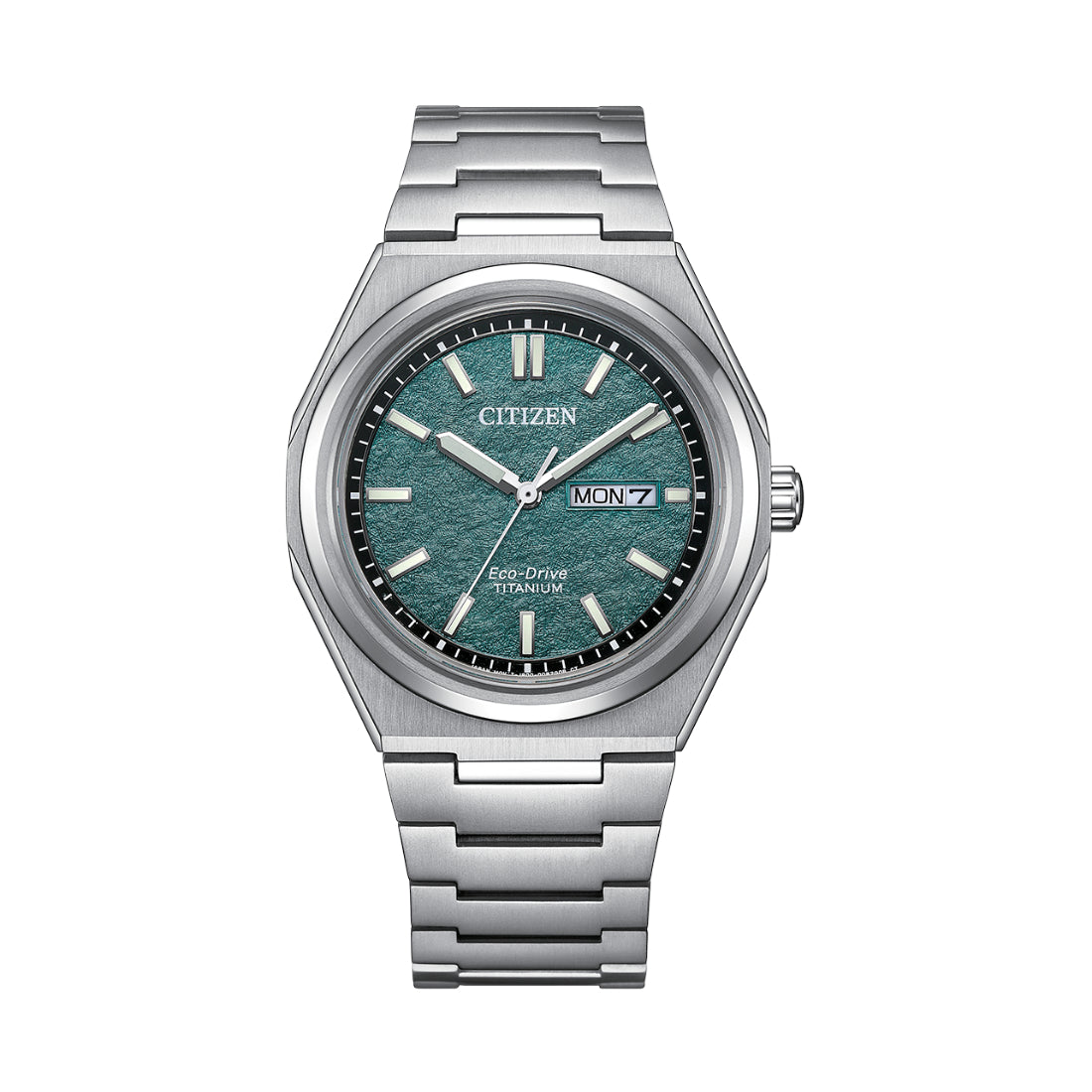 Citizen Zenshin Three-Hand (Super Titanium™ Series) Men's Silver-tone Bracelet Quartz Watch - AW0130-85X