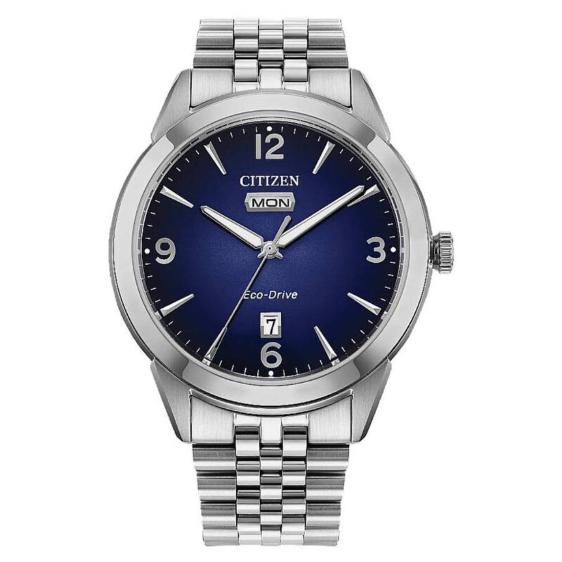 Citizen Rolan Men's Silver-tone Bracelet Quartz Watch - AW0150-53L
