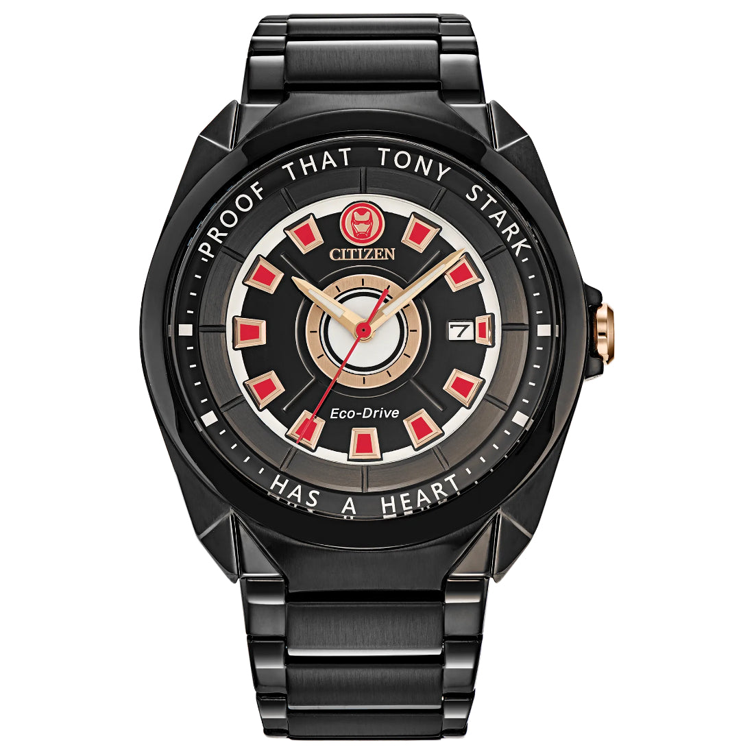 Citizen Tony Stark Men's Black Bracelet Eco-Drive Watch - AW1019-52W