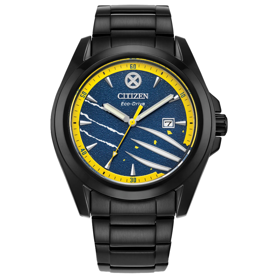Citizen Marvel Wolverine Men's Black Bracelet Eco-Drive Watch - AW1435-66W