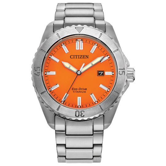 Citizen Brycen / Weekender Men's Silver-tone Bracelet Eco-Drive Watch - AW1840-50X