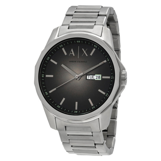 Fossil Banks Men's Silver Bracelet Quartz Watch - AX1764