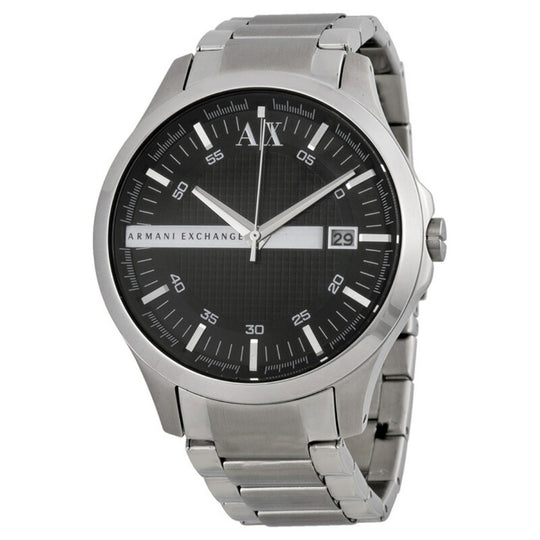 Armani Exchange Hampton Men's Silver-tone Bracelet Quartz Watch - AX2103