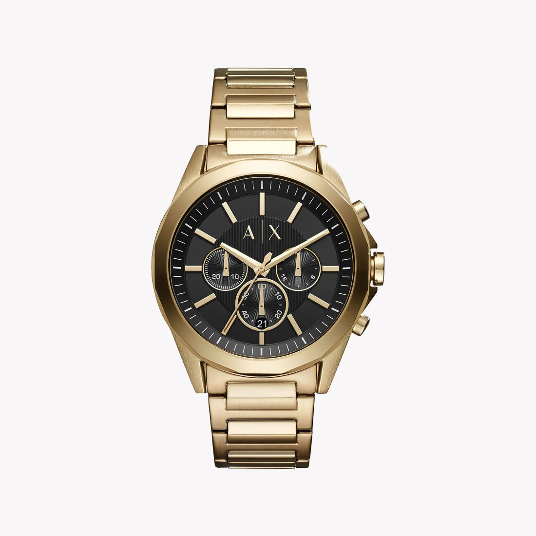 Armani Drexler Men's Gold-tone Bracelet Quartz Watch - AX2611