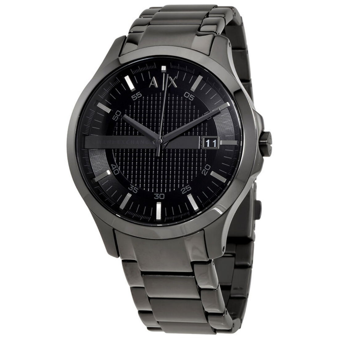 Armani Hampton Men's Black Bracelet Quartz Watch - AX7101