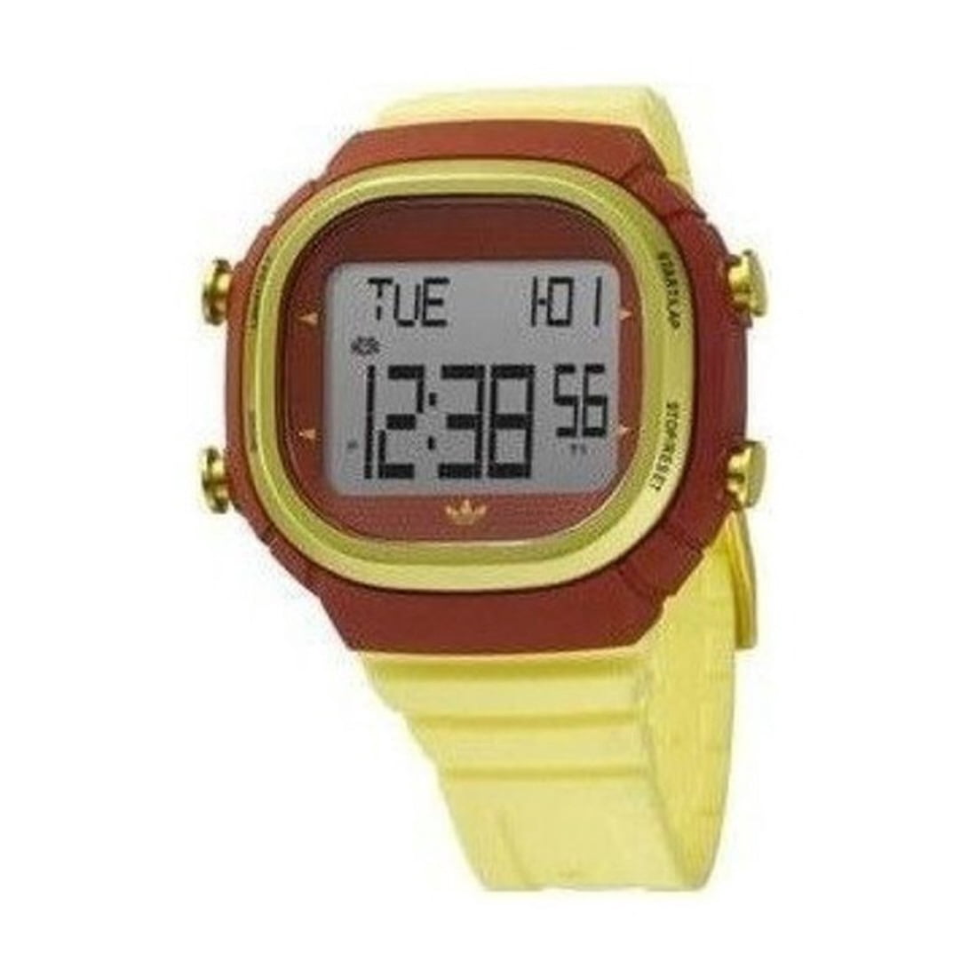 Adidas Candy Digital Unisex Yellow Strap Quartz Watch - ADH9502