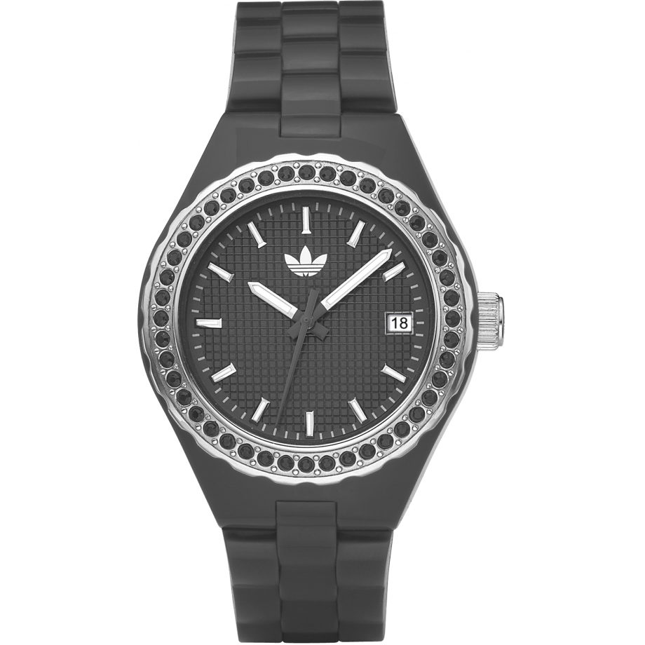 Adidas Cambridge Unisex Grey Strap Quartz Watch - ADH2090