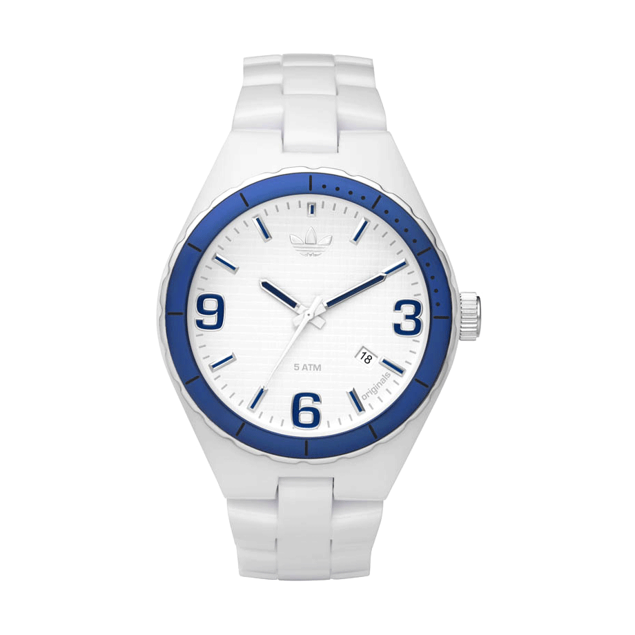 Adidas Cambridge Unisex White Strap Quartz Watch - ADH2524