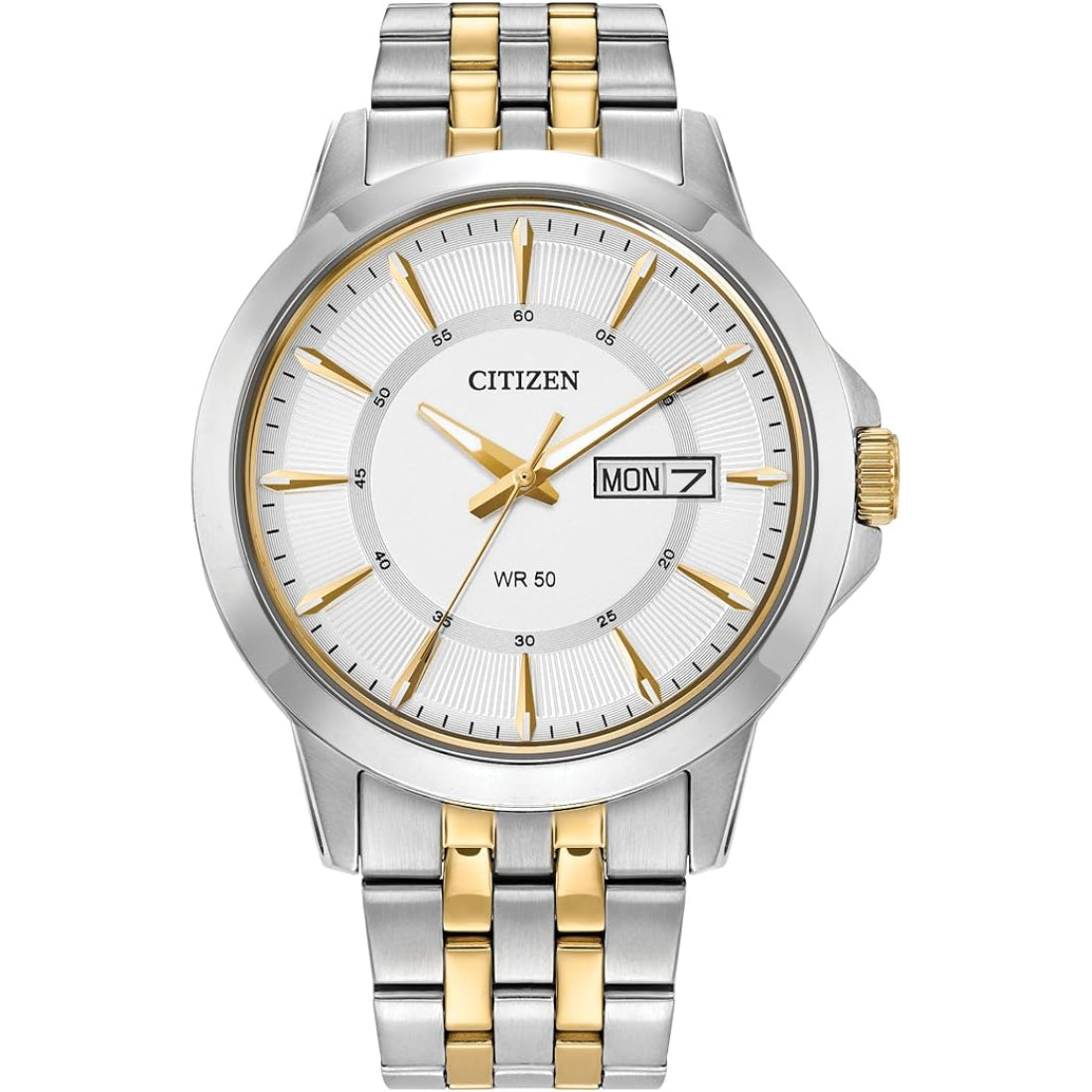 Citizen Quartz Collection Men's Two-tone/Silver and Gold-tone Bracelet Quartz Watch - BF2018-52A