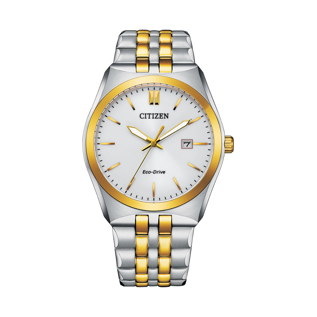 Citizen Corso Men's Two-tone/Silver and Gold-tone Bracelet Quartz Watch - BM7334-58B