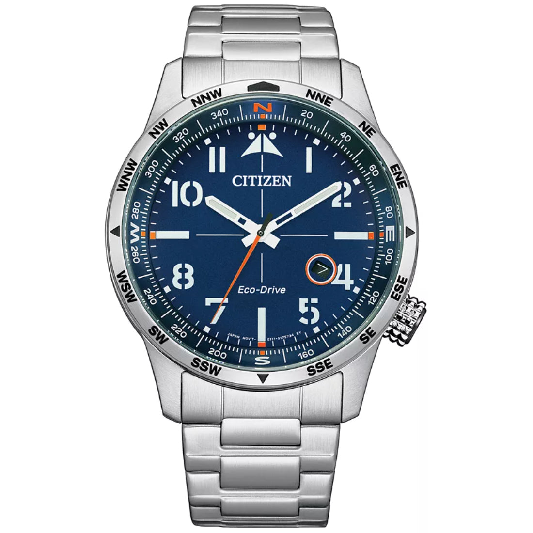 Citizen Weekender Collection Men's Silver-tone Bracelet Quartz Watch - BM7550-52L