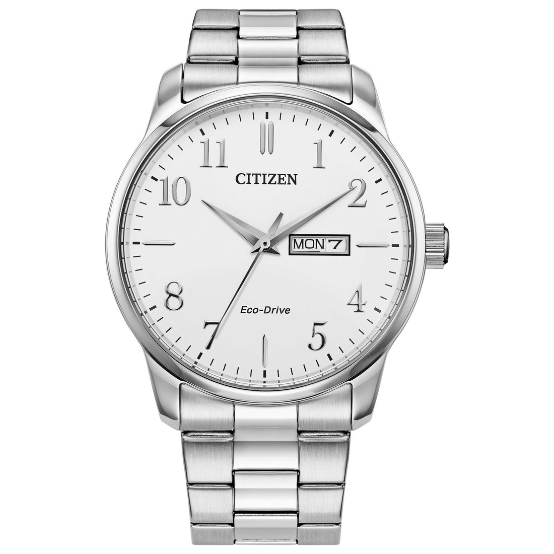 Citizen Eco-Drive Collection Men's Silver-tone Bracelet Quartz Watch - BM8551-54A