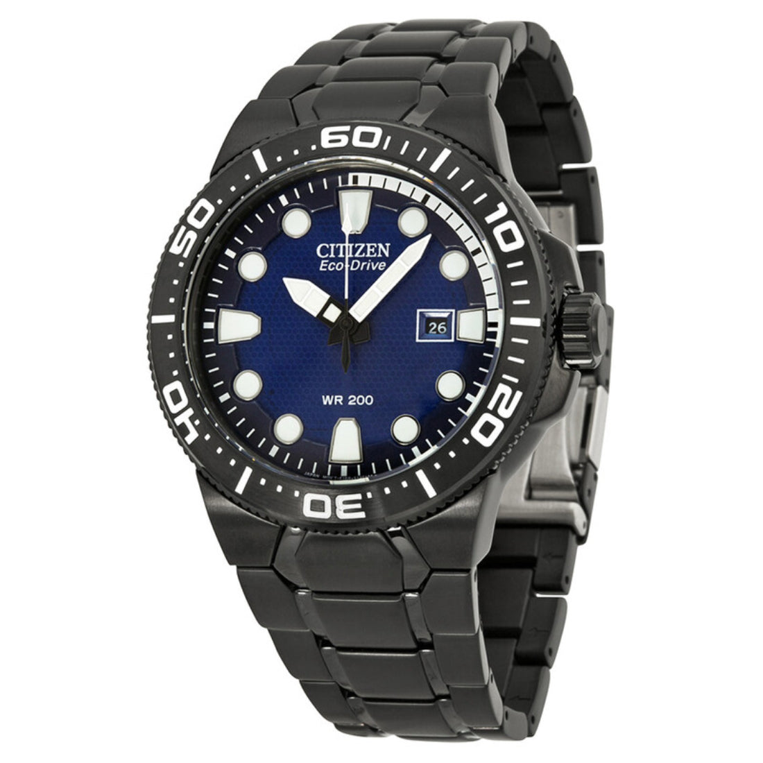 Citizen Scuba Fin Men's Black Bracelet Quartz Watch - BN0095-59L