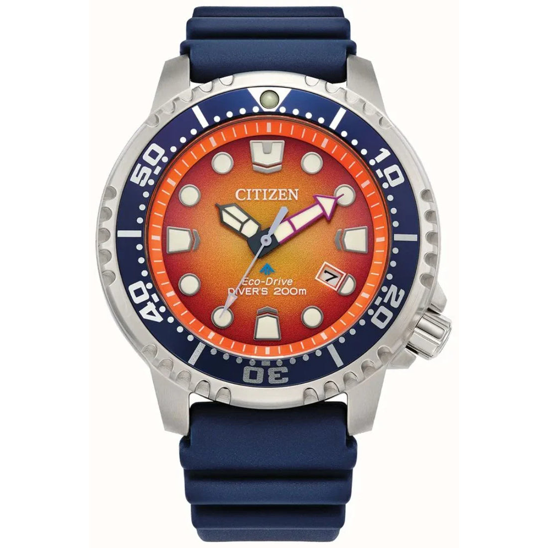 Citizen Promaster Dive Men's Blue Strap Quartz Watch - BN0169-03X