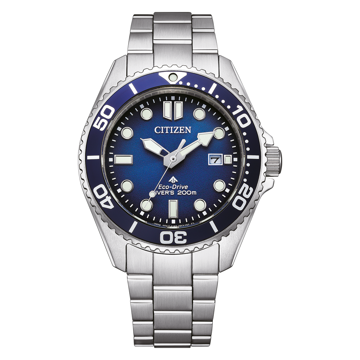 Citizen Promaster Marine Men's Silver-tone Bracelet Quartz Watch - BN0260-54L