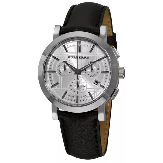 Burberry Men's BU1361 Black Calfskin Leather Watch