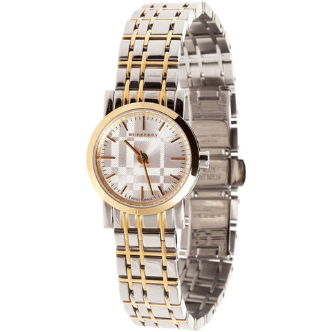 Burberry Women's BU1765 Two-tone (Silver-tone and Yellow Gold-tone) Stainless Steel Watch