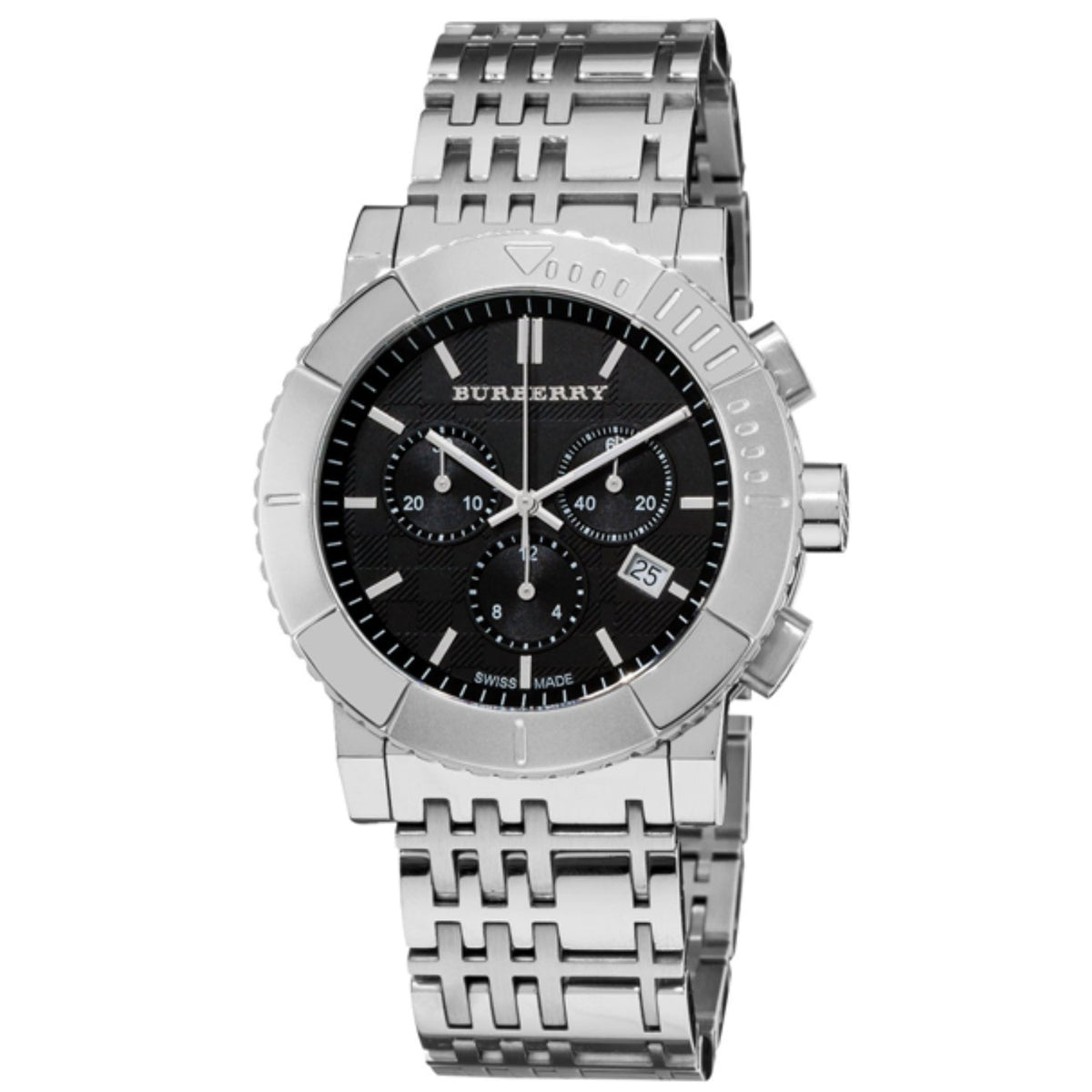 Burberry Men&#39;s BU2304 Silver-tone Stainless Steel Watch